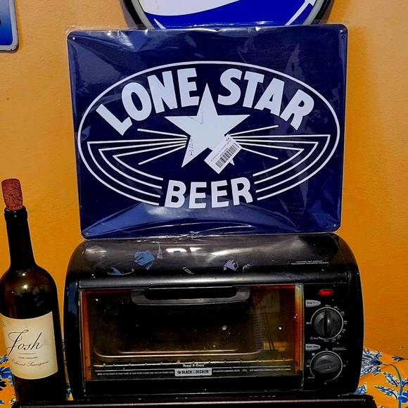 Vintage Classic - Lone Star Beer ⭐️Texas Retro Decor Man Cave Metal Tin Sign - Picture 1 of 3
